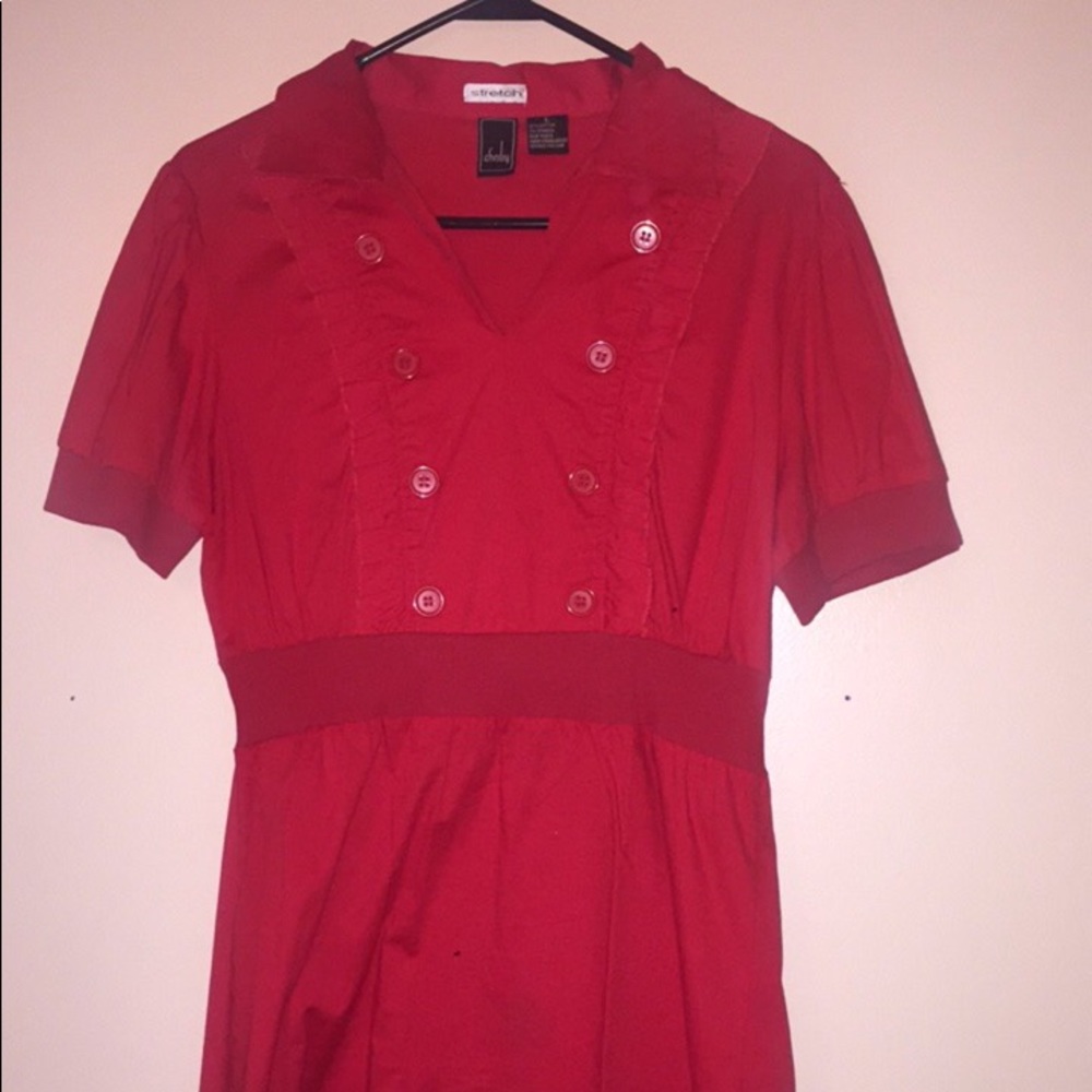 Red dress